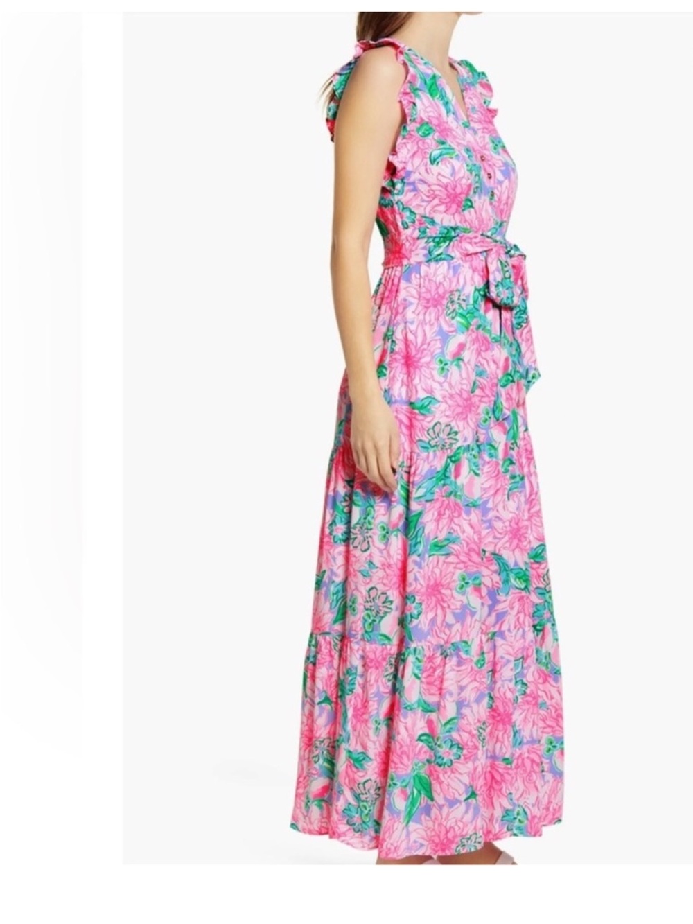 Lilly Pulitzer Destini Tie Waist Maxi Dress
 Size 2 - Picture 3 of 11